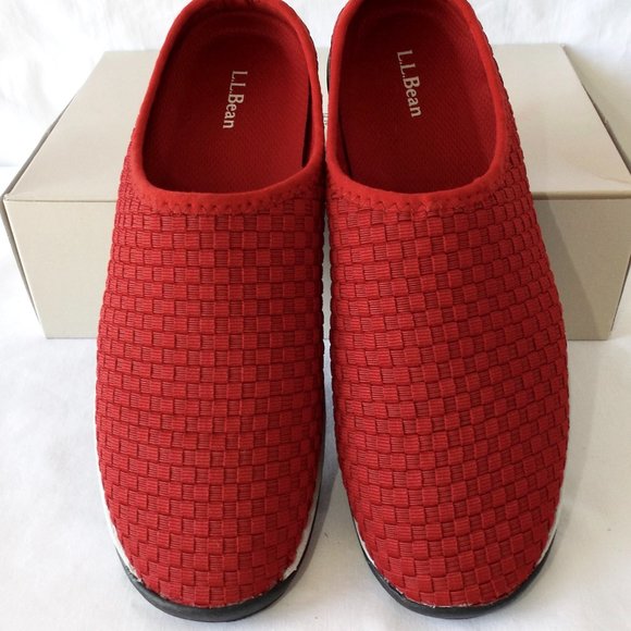 L.L. Bean, Bean Sport Woven, Red Slip Ons, Mint Condition! - Picture 6 of 9